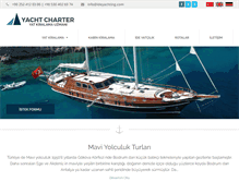 Tablet Screenshot of ideyachting.com